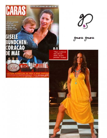 Luiza Brunet de Gnou na Caras de maio de 2009